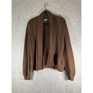 Lauren Ralph Lauren Brown Cardigan Sweater